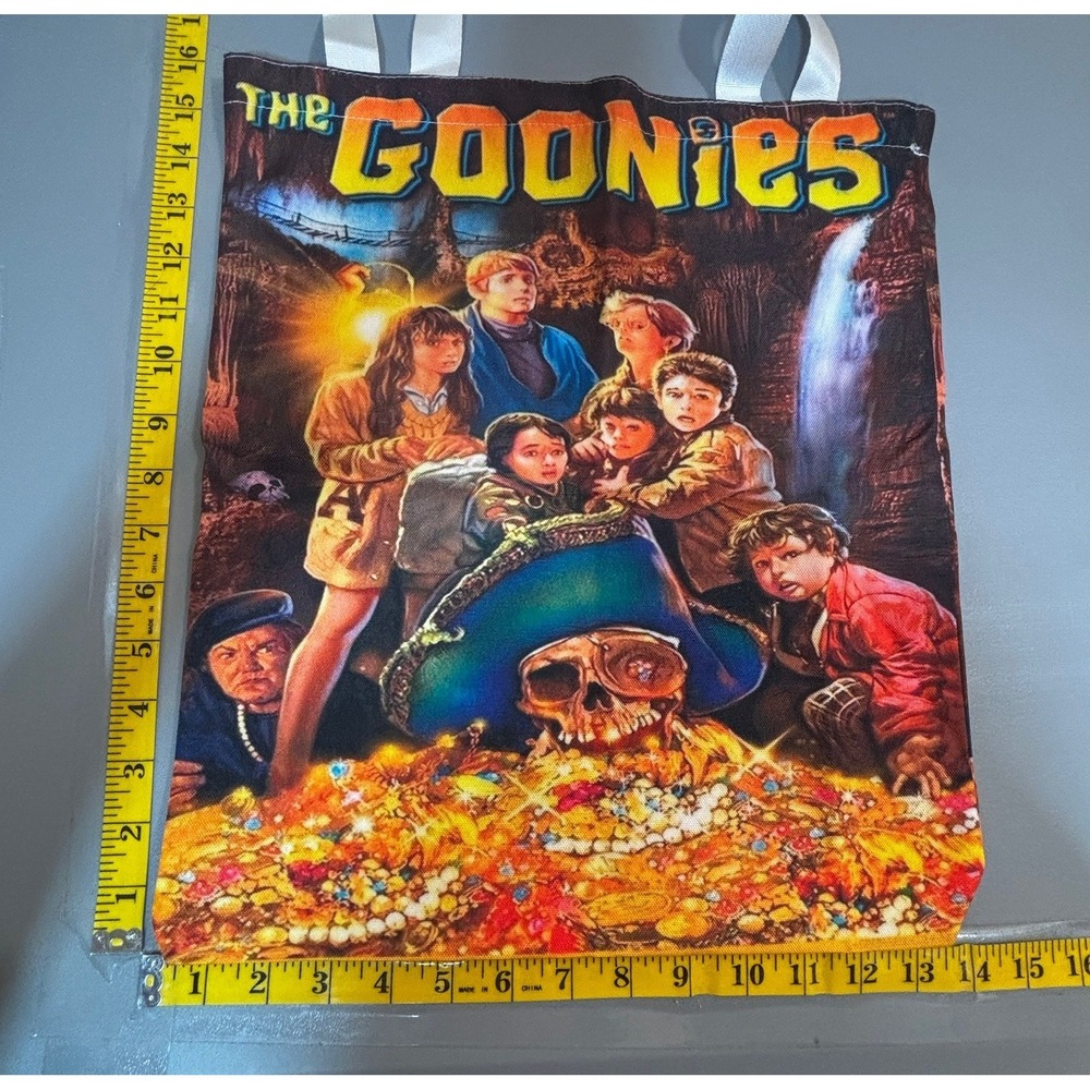Goonies‎ Movie Reusable Tote Bag Shopping Gift Grocery Travel Double Handles New